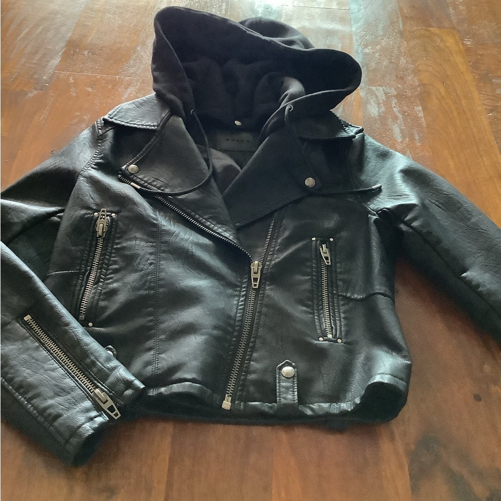 Blank NYC faux leather jacket